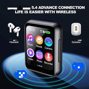 Lecteur MP4 portable HiFi avec écran tactile 2 pouces et caméra 1080P, corps métallique, idéal pour la gym, les voyages et les études - Product Image 2