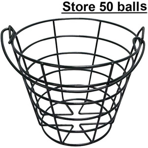 Cesta para Pelotas de Golf con Asa, Cestas Metálicas para Pelotas de Golf para Tapete de Práctica - Product Image 3