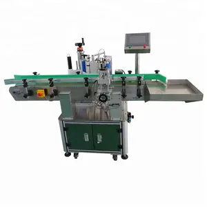 vertical various krone alps round cans paste labeling machine