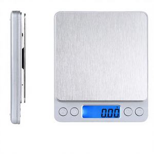 Portable Mini Metal Electronic Digital <b>Kitchen</b> & Jewelry <b>Scale</b> with Precision Gram Measurement Non-Stick & Easy Clean - Product Image 1