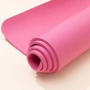Bán Buôn Thân Thiện Với Môi Nbr Mềm Cảm Thấy Dày Tập Luyện Kéo Dài Yoga Mat Tùy Chỉnh In Cho Tập Thể Dục Pilates Logo - Product Image 4