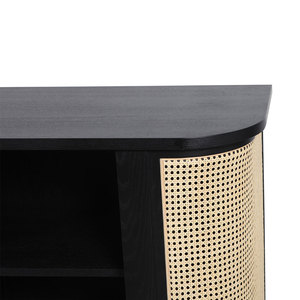 Aparador Contemporáneo de Ratán con Puerta Corredera, Mesa Consola, Mueble para el Hogar, <span class=keywords><strong>Bar</strong></span>, Sala de Estar, Entrada, Hotel o Apartamento - Product Image 5