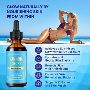 Rosebest – Gouttes auto-bronzantes orales certifiées GMP, 100 % naturelles et biologiques, qui améliorent l'élasticité de la peau - Product Image 4