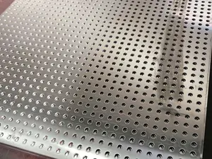 Oluklu delik 2mm paslanmaz çelik delikli Metal ekran koruması