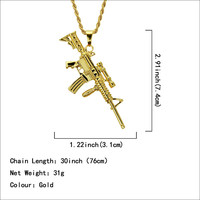 Collier avec pendentif, accessoire Hip-hop personnalisé pour hommes, à la mode