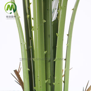 Nouvel Arbre Artificiel <span class=keywords><strong>Palmier</strong></span> Vert de Sumatra à Feuilles <span class=keywords><strong>en</strong></span> <span class=keywords><strong>Éventail</strong></span>, Plante Bonsaï <span class=keywords><strong>en</strong></span> Plastique pour Usage Domestique - Product Image 3