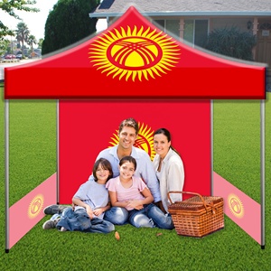 La tenda della bandiera del Kyrgyzstan è adatta a scene all'aperto per soddisfare le esigenze di riposo degli scali escursionistici - Product Image 4