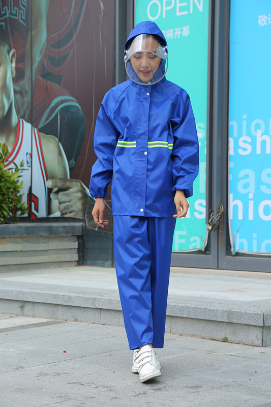 Bleu, double épaisseur, double bord (avec poche)