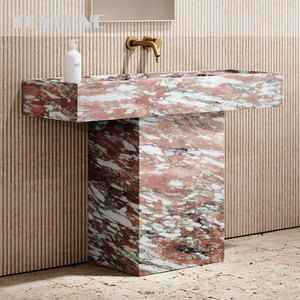 Mueble <span class=keywords><strong>de</strong></span> Baño <span class=keywords><strong>de</strong></span> Mármol Natural <span class=keywords><strong>de</strong></span> Primera Calidad Tostone, Tallado en Piedra Sólida con Acabado Pulido para Decoración <span class=keywords><strong>de</strong></span> <span class=keywords><strong>Villas</strong></span>, Hoteles y Apartamentos <span class=keywords><strong>de</strong></span> Lujo - Product Image 2