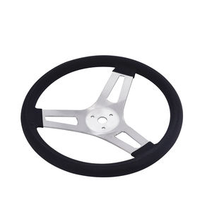 सीएनसी स्टीयरिंग व्हील यूनिवर्सल ऑटो रेसिंग कार 3 बोल्ट 13 बोल्ट 13 "3 छेद पॉलिश के साथ एल्यूमीनियम स्टीयरिंग व्हील - Product Image 3