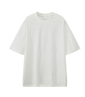 Camiseta Gráfica OEM de Algodón Premium Lavado de Alto Gramaje con Hombro Caído y Cuello Redondo para Hombre, Uso Casual