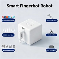 스마트 핑거봇 로봇 버튼 푸셔, 블루투스 저전력 기계식 암 배터리 구동 스마트 스위치봇 (홈 오토메이션용)
