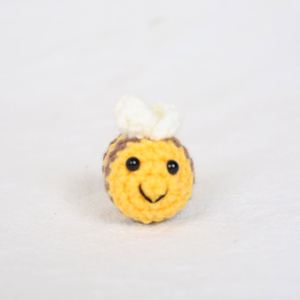 Wholesale Hand Made Knitted Bee Keychain Crochet <b>Key</b> Chain Charm <b>Key</b> <b>Ring</b> Bag Accessories Pendant Fashion Festival Gift - Product Image 3