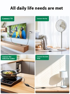 Cavo di prolunga di alimentazione a due spina per <span class=keywords><strong>Computer</strong></span> ventilatore <span class=keywords><strong>TV</strong></span> presa di ricarica per veicolo elettrico con due fori - Product Image 2