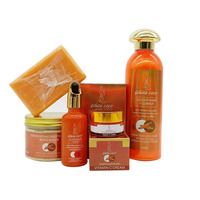 Le meilleur ensemble de soins de la peau éclaircissants à la carotte, éliminant les taches brunes, anti-âge avec de la vitamine C et de l'huile de carotte, rendant la peau plus douce et plus lisse.