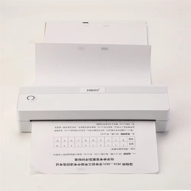 Portable A4 Wireless Thermal Printer IOS Android Compatible Budget-Friendly Option for Office Receipt Indoor Printing COM