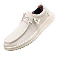 Chaussures décontractées légères en cuir véritable et toile pour hommes, style populaire, grande taille, pour le commerce international, type mocassins et chaussures de conduite transfrontalières