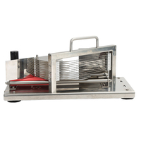 Wereldwijde Bestseller Professionele Handmatige Roestvrijstalen Tomatensnijmachine Uiensnijmachine Met Mes