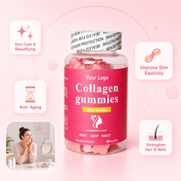 Gummies au collagène 3g*60 pour l'hydratation de la peau, les cheveux et les ongles des adultes OEM/ODM