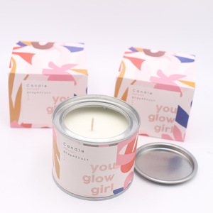 Cajas de Embalaje para Velas Rectangulares y de Pilar, Ecológicas, Recicladas, de Marca Privada, con Diseño y Tamaño Personalizados, 12oz, Venta al Por Mayor - Product Image 1