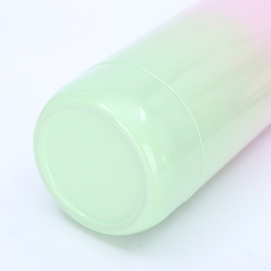 Dégradé de couleur 500ml Double paroi isolé sous vide blancs Bowling forme mince en acier inoxydable Thermos Sport bouteille d'eau - Product Image 5