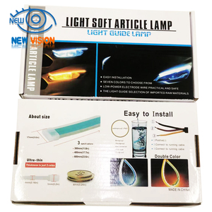 <span class=keywords><strong>VISION</strong></span> หลอดไฟ Led สองสีสำหรับรถยนต์,ไฟเดย์ไลท์ไฟติดตอนกลางวันไฟเลี้ยวสำหรับตกแต่งรถ - Product Image 6