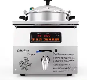 Sıcak satış üst tavuk basınçlı fritöz makine 16L tavuk basınçlı fritöz makinesi