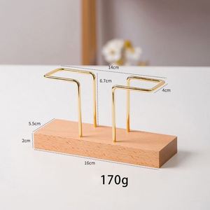 Wholesale <b>Paper</b> Napkin Holder <b>Tissue</b> Dispenser Wooden Napkin Holder for Table - Product Image 5