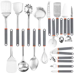 High Quality 19 Pcs Kitchen Gadgets Kitchen Utensils Accessories With Stainless Steel Cooking Tools Set Kitchenware