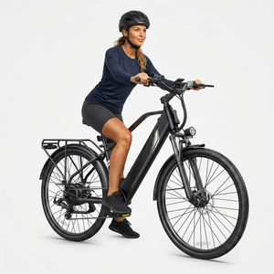 Vélo Électrique de Banlieue pour Adultes en Gros DYU C5, Batterie 48V 10Ah, Amortisseur Avant 27,5 Pouces, Vélo Électrique en Stock dans l'Entrepôt - Product Image 1