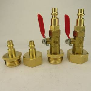 Adaptateur de souffleur d'air d'hiver en plastique à connexion rapide fileté pour tuyaux de jardin pour camping-cars et remorques - Product Image 1