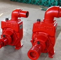 Pompa Air Sentrifugal Self-Priming NS 80 100 Satu Tahap 4 KW Mesin Diesel Listrik 80mm Outlet Irigasi Pertanian