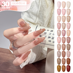 Set Collezione Missgooey 30 Colori Smalto Gel <span class=keywords><strong>Nude</strong></span> Semitrasparente a Lunga Durata UV LED, Smalto Gel per Unghie Soak Off del Produttore - Product Image 1