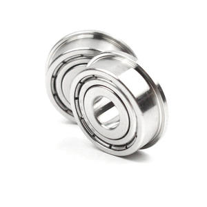 Rodamientos de Brida Miniatura de Acero Inoxidable F606ZZ Resistentes a la Corrosión y al Desgaste, Suministro Directo de Fábrica, 6*17*6mm, Borde Especial - Product Image 1