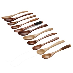 Cuchara <span class=keywords><strong>de</strong></span> <span class=keywords><strong>Madera</strong></span> Maciza con Logotipo Personalizado Estick, Diseño Moderno, Tamaño Pequeño, para Mezclar Café y Miel, Vajilla <span class=keywords><strong>de</strong></span> <span class=keywords><strong>Madera</strong></span> para Bodas/Cumpleaños - Product Image 5
