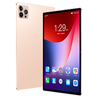 Tablette Économique Mini 8 Go de RAM 256 Go de ROM Double SIM 10.1 Pouces Wifi GPS Batterie 8000 mAh Appels 4G 5G Tablette Android pour Enfants