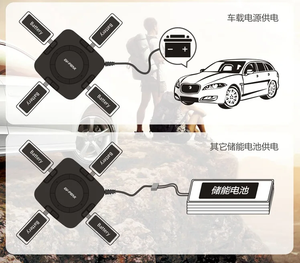 Chargeur/Déchargeur de Batterie EV-Peak Quad 4x50W 12V-DC 3S-4S pour Drones 11.1V 14.8V - Product Image 5