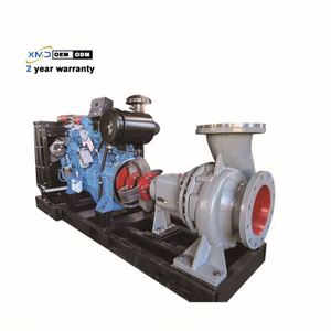 Bomba de Dragado Eléctrica Centrífuga de Succión Simple de Alto Rendimiento, Bomba de Lodos Horizontal de Gran Caudal Personalizada de Fácil Mantenimiento - Product Image 1