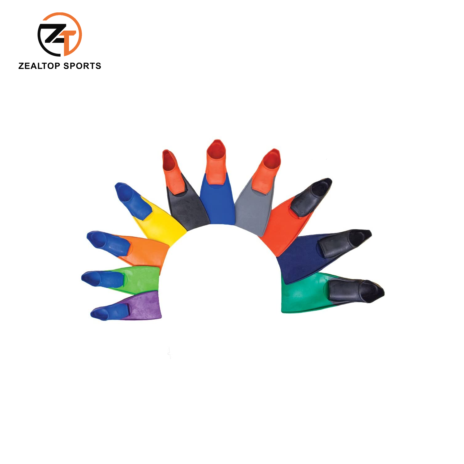 Wholesale Price 100% Silicone Short Floating Fin Custom Training Swimming Diving Fins