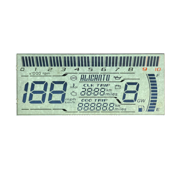 CUSTOM LCD TN HTN STN FSTN DFSTN for Control Panels Cost-effective LCD Display 7 Segment OEM Monochrome Display