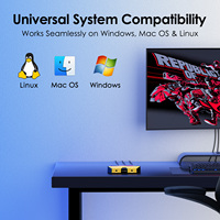 USB 3.0 4K/60Hz 1080P/240Hz Akışlı Yayın OBS Yakalama Oyun Canlı Kayıt Web Kamerası HDR HDMI Video Yakalama Kartı, HDMI - USB-C 3.2