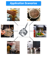 Casserole antiadhésive polyvalente en acier inoxydable Casserole de cuisson Ensemble de casseroles à sauce