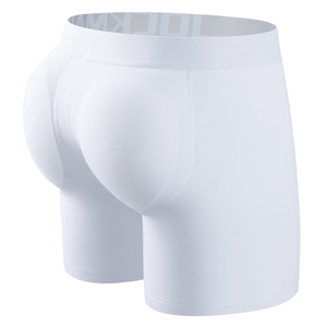 Sous-vêtements pour hommes JOCKMAIL, effet lifting des fesses, avec coussinets amovibles, boxer taille basse, caleçons longs de sport respirants - Product Image 3
