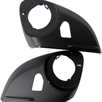 Coque inférieure de rétroviseur droit blanche pour Mercedes-Benz Classe C 206, CLE 236, GLC 254, EQE 295