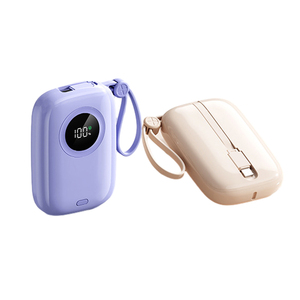 Banco de energía ultraportátil de 10000mAh con cargador rápido Compatible con dispositivos iPhone 15 14 <span class=keywords><strong>Pro</strong></span> Max Potencia de salida de 10W/20W - Product Image 1