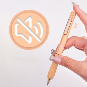 Silent Pro Twin Ball Gel <span class=keywords><strong>Pen</strong></span> 0.5mm Encre anti-bruit et anti-examen Design ergonomique en plastique pour bibliothèque/étude Click <span class=keywords><strong>Pen</strong></span> - Product Image 5