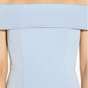 Robe de Soirée Élégante et Personnalisée pour Femmes et Filles, Modèle Épaules Dénudées à Volants, Coupe Moulante, Vente en Gros - Product Image 5