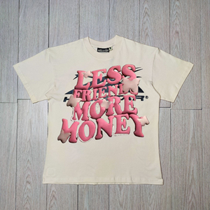 Camiseta de hip hop de algodón puro HELSTAR de alta gama transfronteriza, marca de moda europea y americana Hell Star, transpirable con letras en el cuello. - Product Image 5