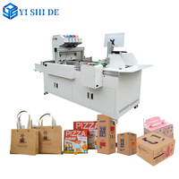 Machine d'impression automatique pour sacs en papier kraft et carton, imprimante d'emballage à passage unique, machine d'impression pour gobelets en papier et éventails