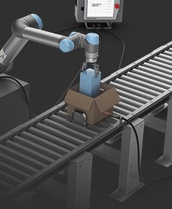 Robot collaboratif haute performance UR10E à 6 axes, charge utile de 10 kg, avec protection IP54 et garantie d'un an - Neuf pour les opérations de préhension et de placement - Product Image 1